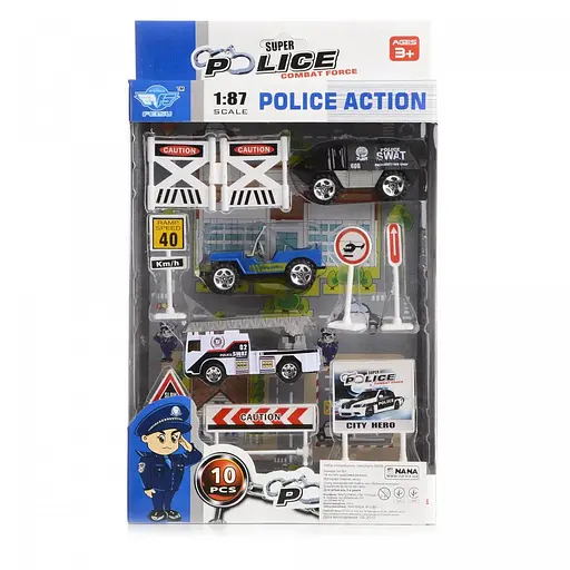 Игровой набор Автомобили полиции IM268