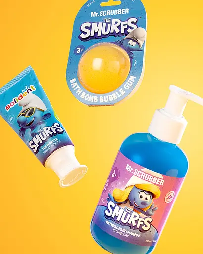 Натуральная зубная паста Solident Kids / лесные ягоды The Smurfth с фтором 1000 ppm - фото 3