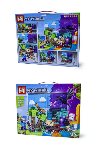 Конструктор Minecraft, MG1383, 457 деталей