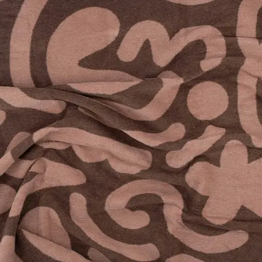 Плед Ardesto Leonardo Малюнок 200х220 см коричневий (ART0419LT) - фото 4