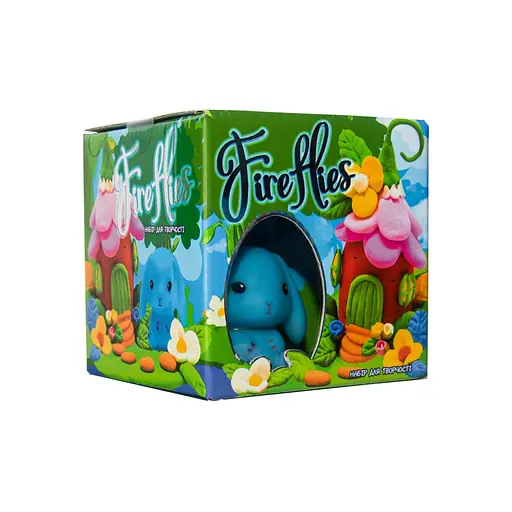 Набор для творчества "Fireflies - зайчонок" Strateg 30410 светильник, масса для лепки - фото 2