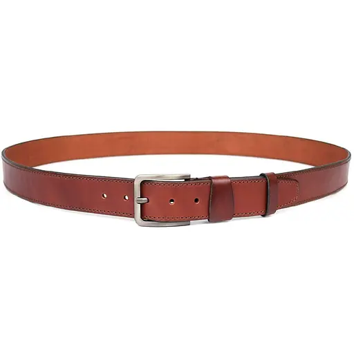 Ремінь шкіряний LIMARY коньячний з рядком 4х120 см acs0032073 - фото 2