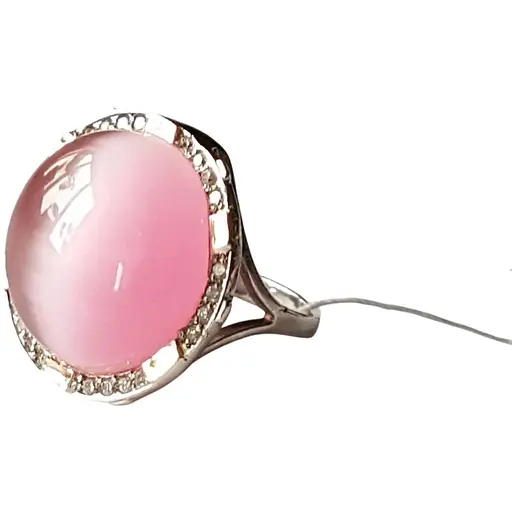 Серебряное кольцо Golden Silver с улекситом и позолотой "Калипсо" 18