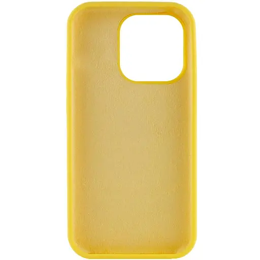 Чохол Epik Silicone Case Full Protective AA NO LOGO для Apple iPhone 16, 6.1 Жовтий/Yellow - фото 2