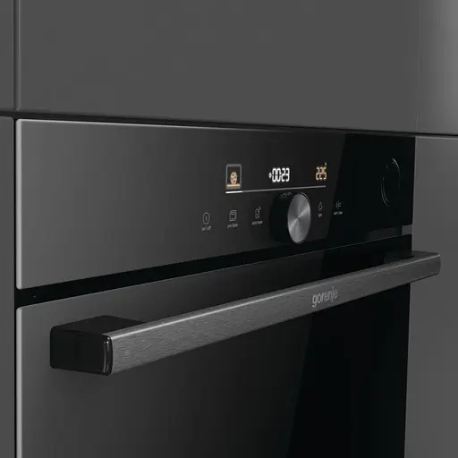 Духова шафа електрична Gorenje 77 л A+ пара дисплей Wi-Fi чорний - фото 6