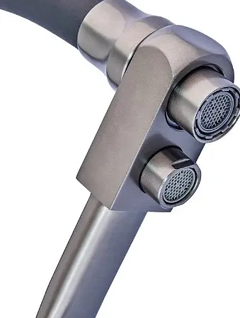 Змішувач для кухні Mixxus на дві води FUL-021 Graphite Refl.Black (MI6115) - фото 3