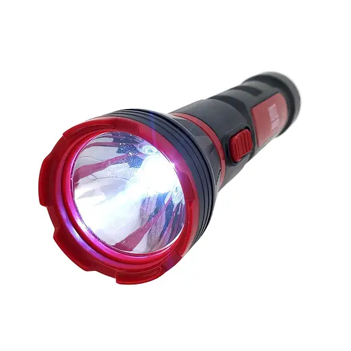 Фонарик ручной светодиодный LED Horoz Electric Best-1 1W красно-черный - фото 4