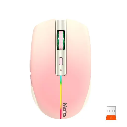 Миша MEETION 2.4 G+Bluetooth Dual Mode gaming mouse BTM002 |1000-1200-1600dpi, 6keys, Type-C Charging, RGB| - фото 1
