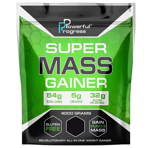 Гейнер Powerful Progress Super Mass Gainer 4000 г (1086-100-90-5924964-20)