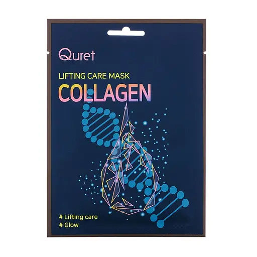 Маска для обличчя Goshen Quret Lifting Care Mask Collagen підтягувальна з колагеном 25 г - фото 1