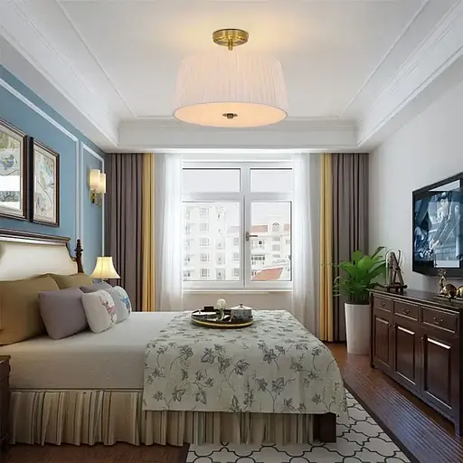 Світлодіодна люстра Вітряна 8932 (Золота) - фото 6