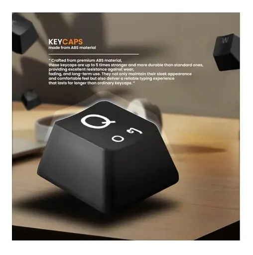 Клавіатура ігрова механічна бездротова JEDEL WKL102 Tri-Mode Hot-Swap Swich Black - фото 9