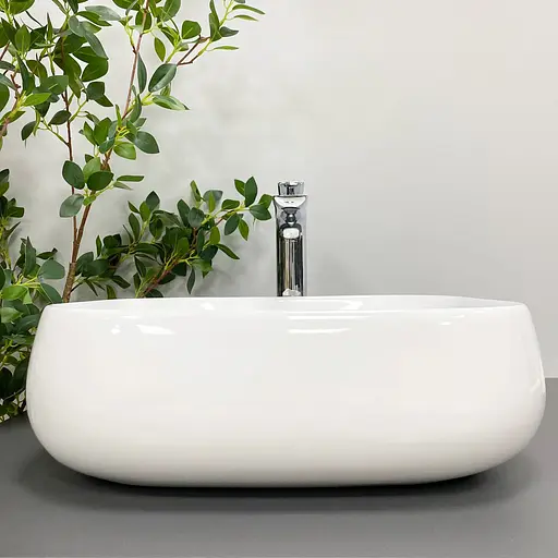 Умивальник VBI Tricase white накладний VBI-015800, Білий - фото 3