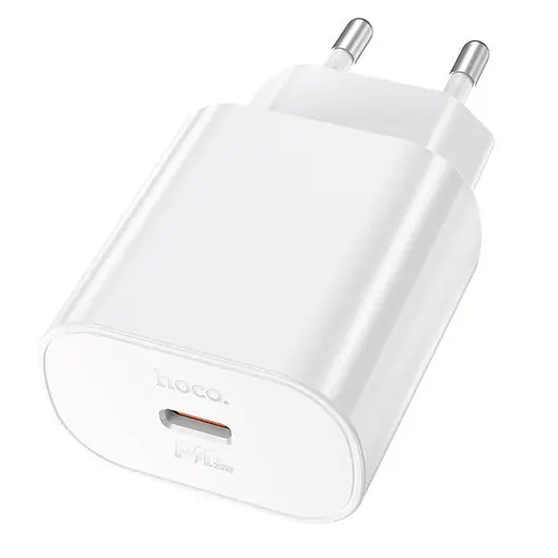 Адаптер мережевий HOCO Jetta N22 Type-C, 25W/3A, PD - фото 1