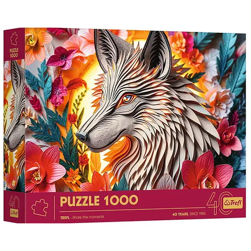 Пазл Trefl Юбилейный: Волк 1000 эл. (40041) - фото 1