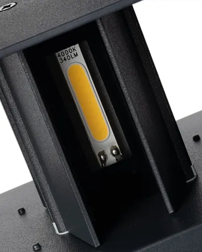 Вуличний світильник з датчиком руху Kanlux 28994 Reka LED 1x7W 4000K 340Lm IP54 графітовий - фото 3