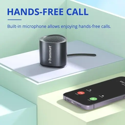 Портативна акустика Tronsmart Nimo Mini Speaker Polar Black + Nimo Mini Speaker Gold - фото 3