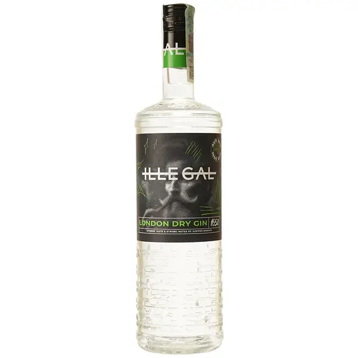 Джин Ille-Gal London Dry Gin 37,5%, 1 л - фото 1