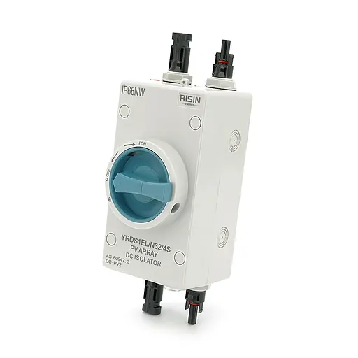 Ручний вимикач Risin 1000V 32A 1St IP66 вхід верх-низ Grey - фото 2