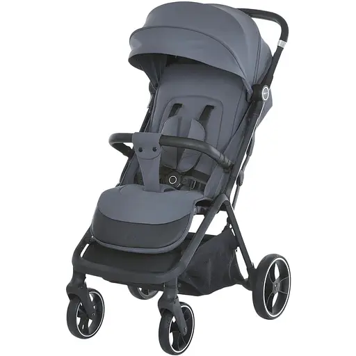 Прогулочная коляска-книга El Camino ME 1127-S BEYA Midnight Gray с 5-точечными ремнями безопасности