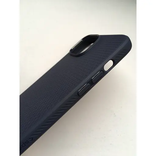 Чохол для iPhone 15 Spigen Liquid Air Navy Blue ACS06791 протиударний - фото 7