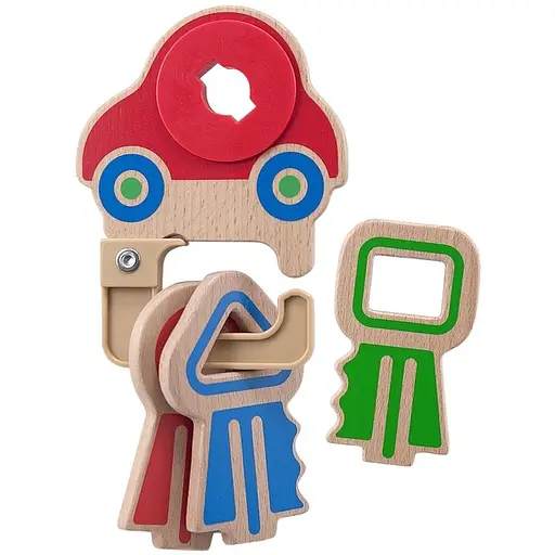 Игрушка для малышей Melissa & Doug Детские ключики деревянная (MD4022)