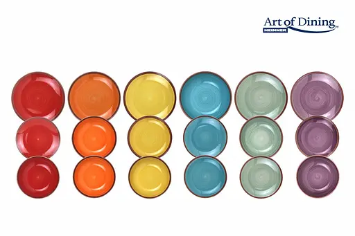 Сервиз Heinner Aquarelle 18 предметов (HR-WDF-18A) - фото 3