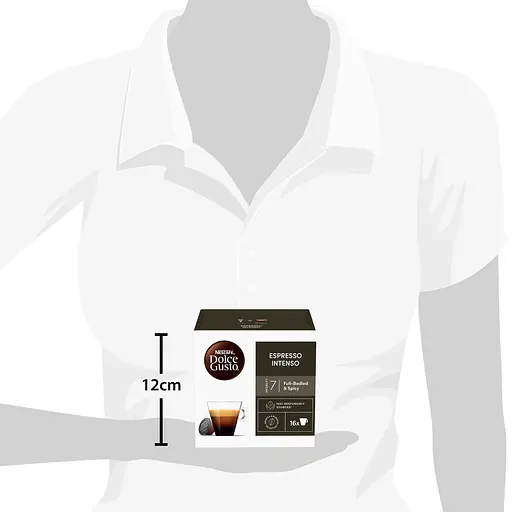 Уценка. Кофе в капсулах NESCAFE Dolce Gusto Espresso Intenso 112 г (16 шт. по 7 г) - фото 8