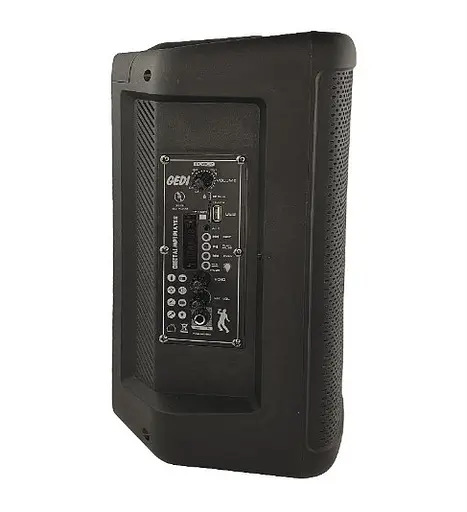 Колонка Big Gedi 892 bluetooth + микрофон (248х210х386) USB/MP3/FM/BT/TWS black - фото 3