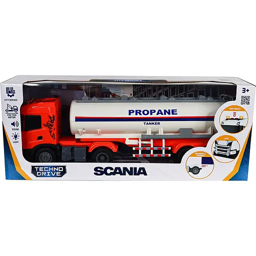 Автомодель TechnoDrive Large Truck Автоцистерна Scania (6418KS) - фото 9