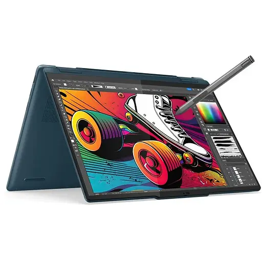 Ноутбук 2 in 1 Lenovo Yoga 7 14IML9, Ultra 5 125H, сенсорний, 16GB, 1TB, Windows 11 Home, Verde (INT Клавіатура)