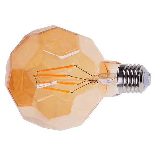 Лампа Brille светодиодная LED 6W E27 COG WW LB Amber 220 В - фото 5