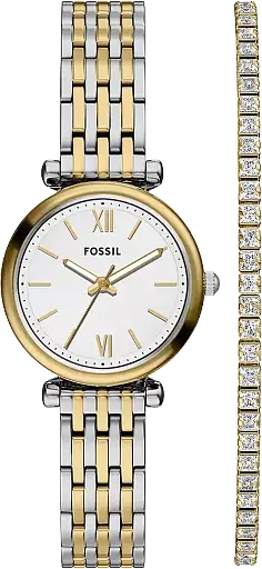 Часы Fossil Carlie ES5450SET + браслет