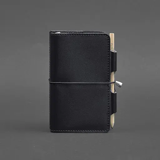 Шкіряний блокнот (Софт-бук) 3.0 синій Краст - фото 6