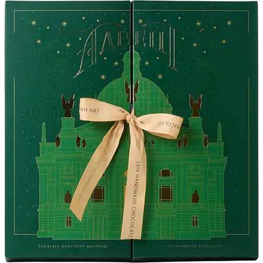 Набір шоколадних виробів Львівська Майстерня Шоколаду «Адвент-календар» 538 г