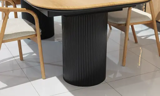 Стол раскладной  Tommy 2200/3000x1000x780 дуб - фото 6