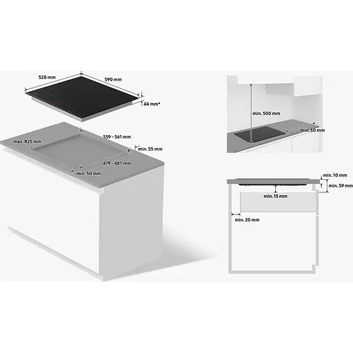 Варочная поверхность Samsung NZ64B6056GK индукционная (150303) - фото 8