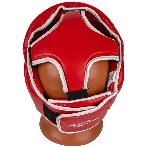 Боксерский тренировочный шлем PowerPlay 3100 PU XS Red - фото 4