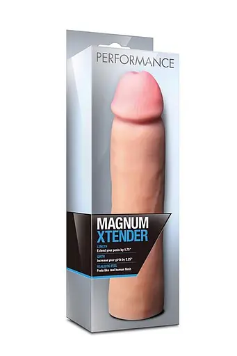 Насадка на пенис Blush Performance Magnum Xtender 21.5 см телесный - фото 2