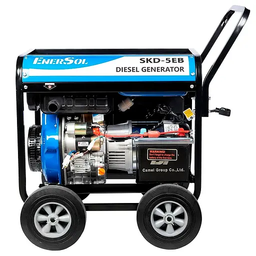 Генератор дизельний 4.6 кВт EnerSol SKD-5EB (41-00479) - фото 3