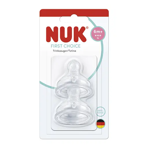 Соска Nuk First Choice силикон XL от н6 мес. 2 шт. (3954278) - фото 3