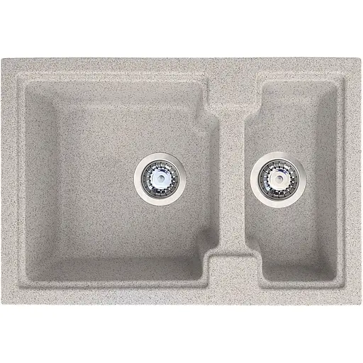 Кухонна мийка Romzha Patrat 62D Gri (802)