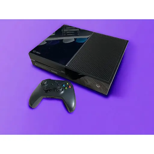 Игровая приставка к телевизору Microsoft Xbox One 500 ГБ с джойстиком черный