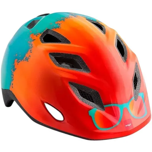 Шолом Met Elfo One size Orange/Turquoise (1052-3HELM 89 UN AS)