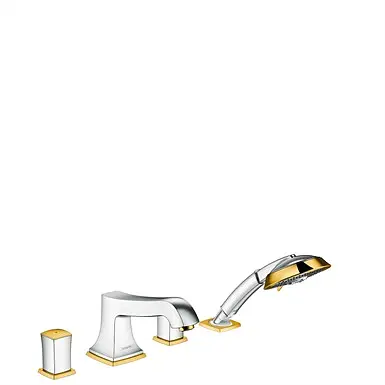 Смеситель для ванны Hansgrohe Metropol Classic 31315090 Золотой - фото 1