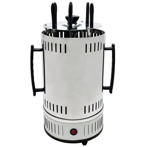 Домашняя электрическая шашлычница Domotec Ms-7782 1000 Вт белая - фото 1