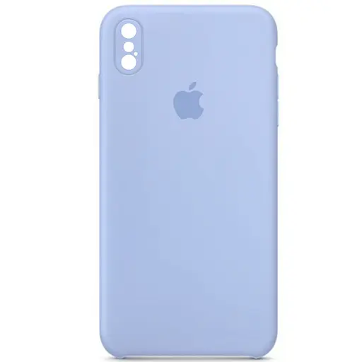 Чохол Epik Silicone Case Square Full Camera Protective AA для Apple iPhone XS Max 6.5 Блакитний/Lilac Blue