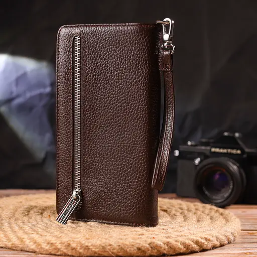 Женский кожаный кошелек Canpellini 20х10.5х3 см acs0025089 - фото 8