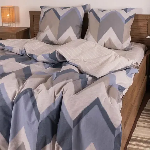 Комплект постільної білизни Viluta двоспальний ранфорс 23226 100% бавовна - фото 3