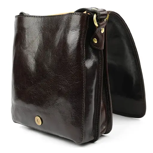 Стильный кожаный мужской планшет через плечо Firenze 26х22х8 см sum0028277 - фото 7